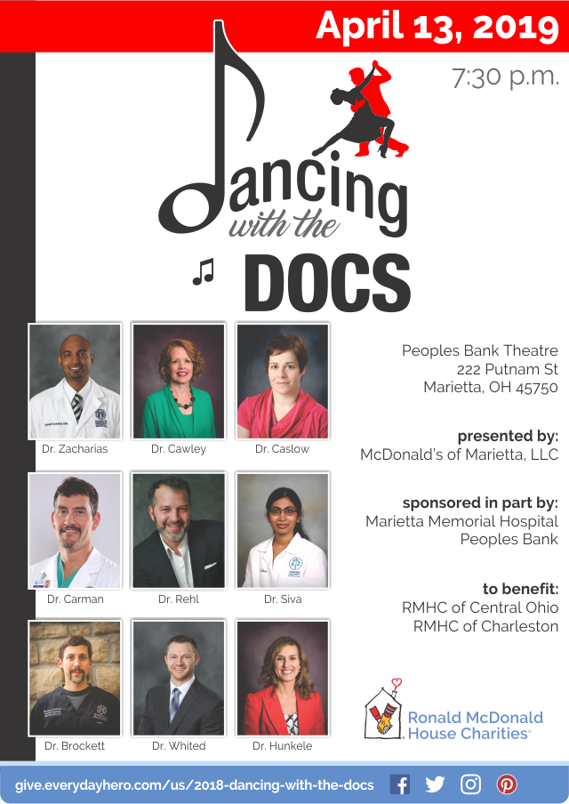 Flyer for Dancing with the Docs