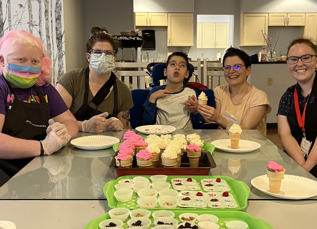 cookie decorating activity at RMHC of Central Ohio