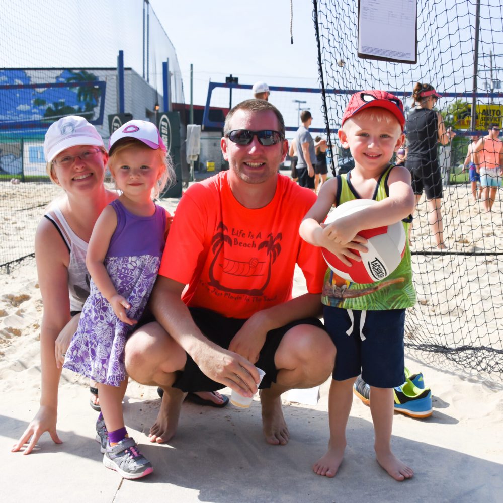 Family at Dig it for the House